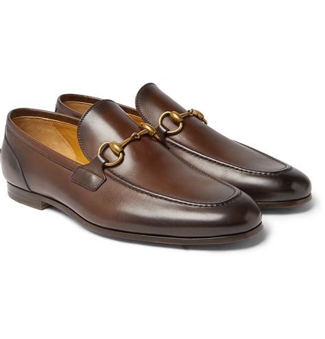 gucci loafer brown men|men gucci loafers brown style.